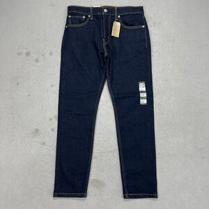 NEW Levis 512 Slim Taper Mens Jeans 32x30 Dark Indigo Blue Flex Stretch Denim